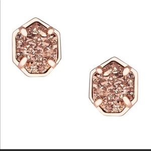 Kendra Scott Logan stud earrings in rose gold